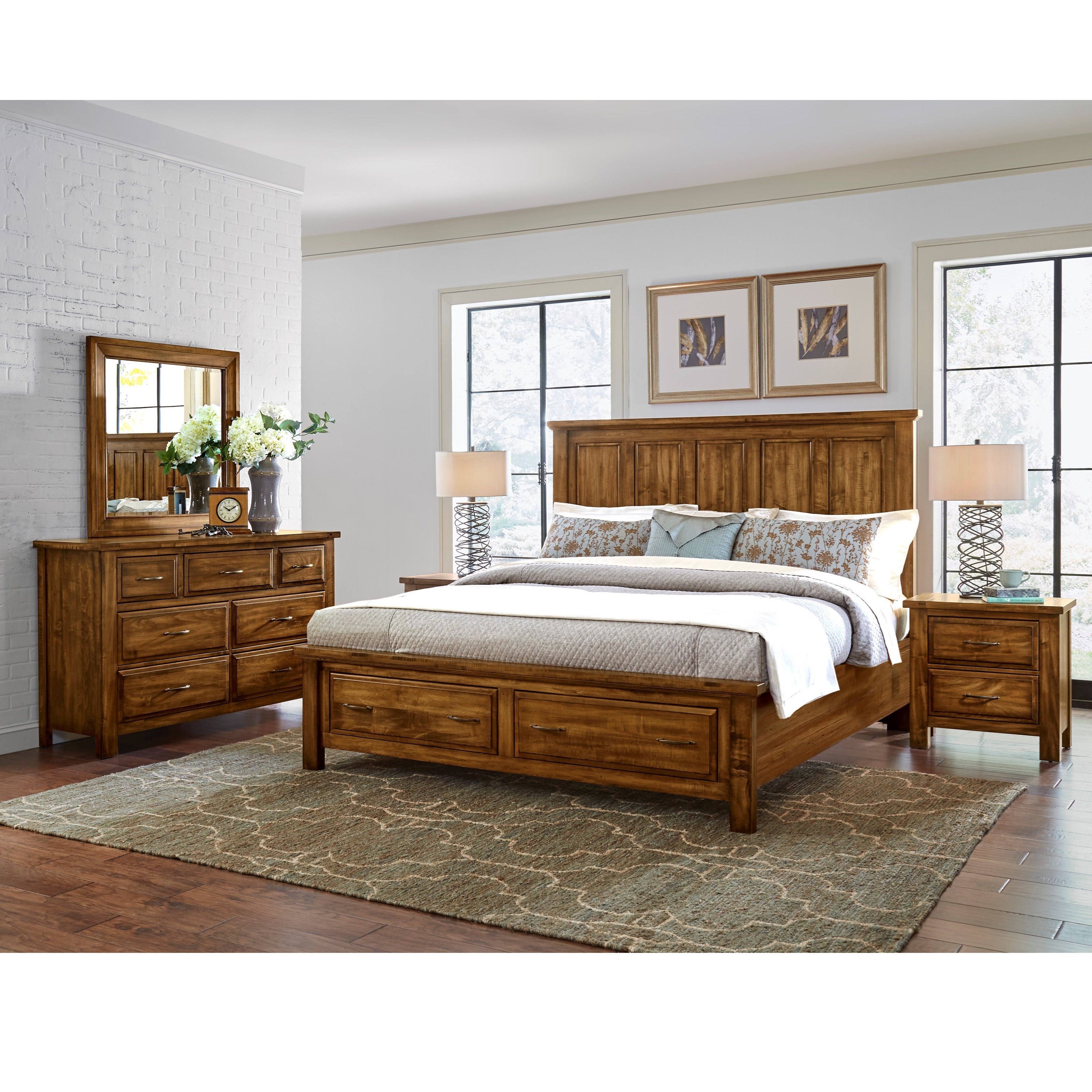 Virginia House Mt Airy King Bedroom Group Virginia Furniture Market
